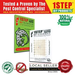 1STEP Lizard Trapper 1trap/pack – Easy to use – Pre Baited