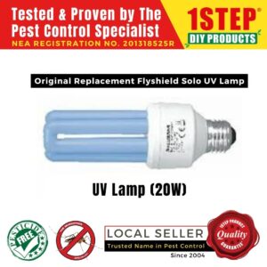 1STEP Fly Shield Solo Insect Killer UV Lamp – Easy to replace – fit to Fly Shield Solo – Long Lasting – SG Local Seller