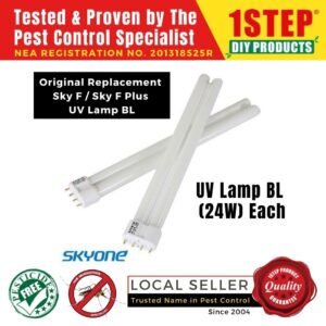 1STEP Sky F / Sky F Plus II Insect Killer (Skyone) UV Lamp – Original Product from Korea – SG Seller