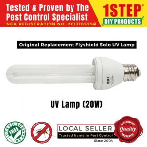 1STEP Fly Shield Solo Insect Killer UV Lamp – Easy to replace – fit to Fly Shield Solo – Long Lasting – SG Local Seller