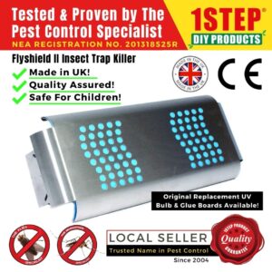 1STEP Insect-A-Clear Fly Shield II Insect Trap Killer – Easy to Use & Maintain – High Quality – SG Seller
